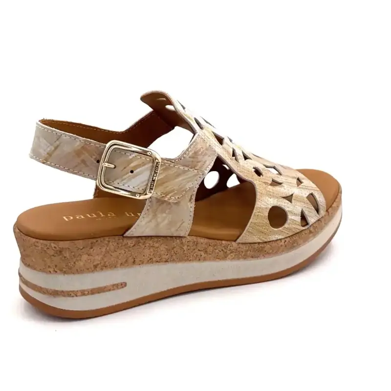 Paula Urban 35-2010 Természetes Bézs Bőr Ivoire Chaussures