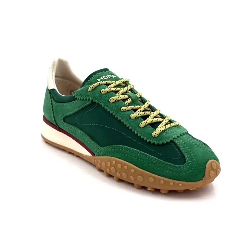 Hoff Bridge Mkii Läder & Textil Grön Ivoire Chaussures