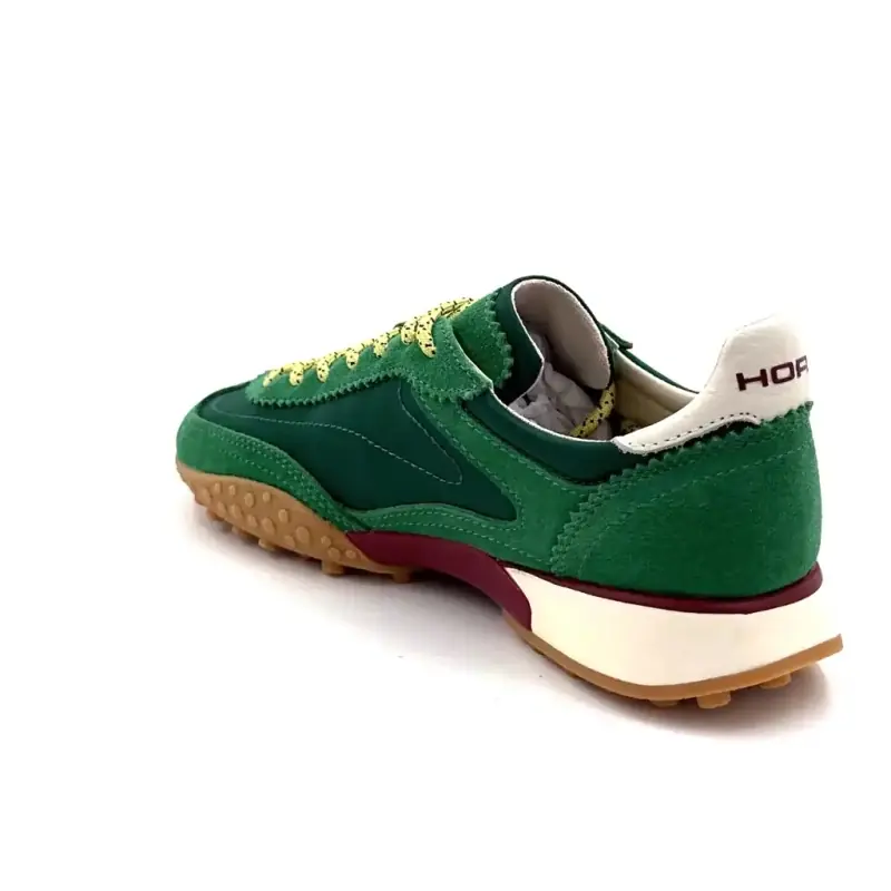 Hoff Bridge Mkii Læder & Tekstil Grøn Ivoire Chaussures