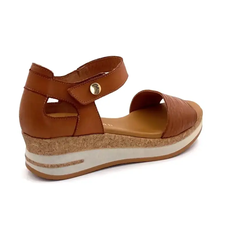 Paula Urban 35-847 Kamelfärgat Läder Ivoire Chaussures