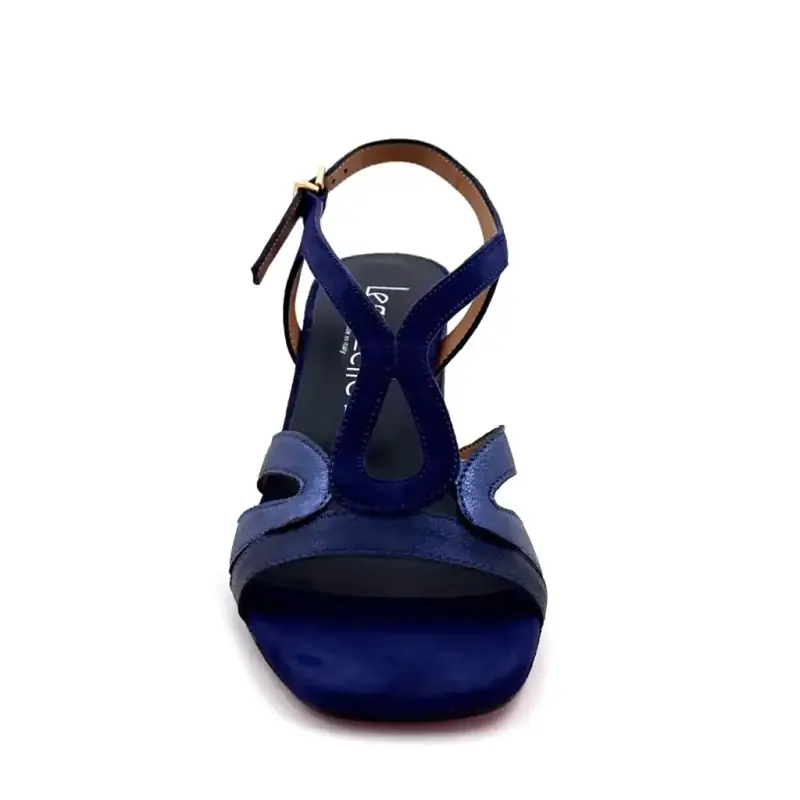 Ivoire 608 Marineblaues Leder Ivoire Chaussures