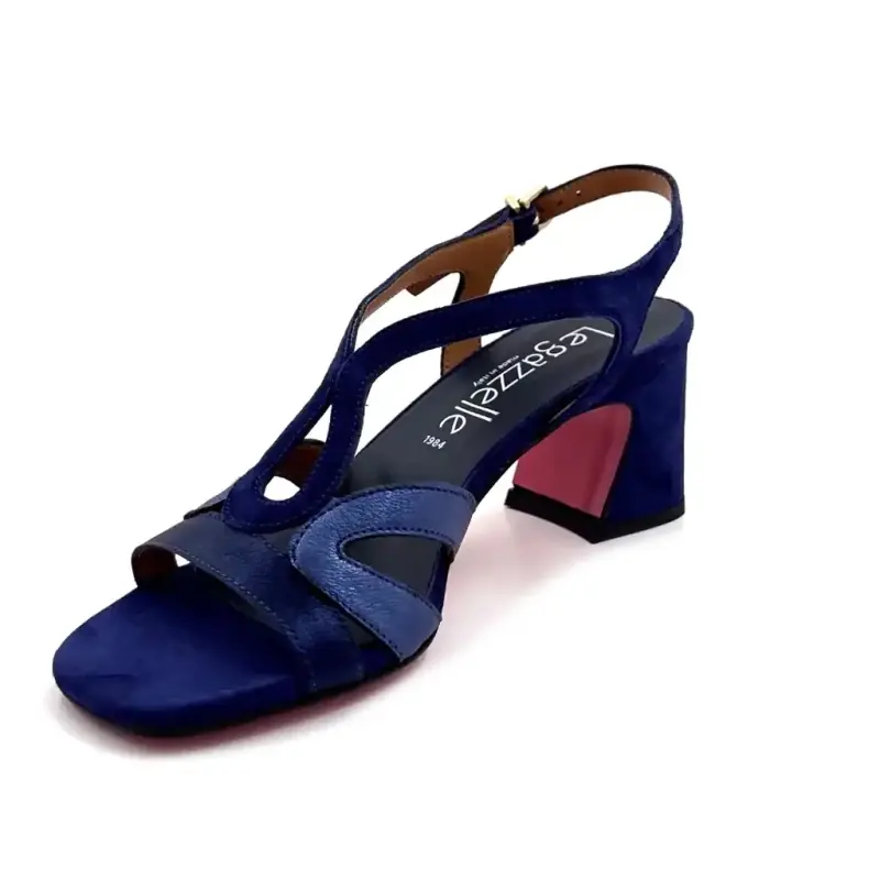 Ivoire 608 Marineblaues Leder Ivoire Chaussures