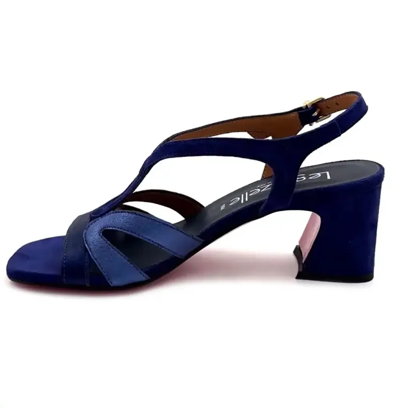 Ivoire 608 Marinblått läder Ivoire Chaussures