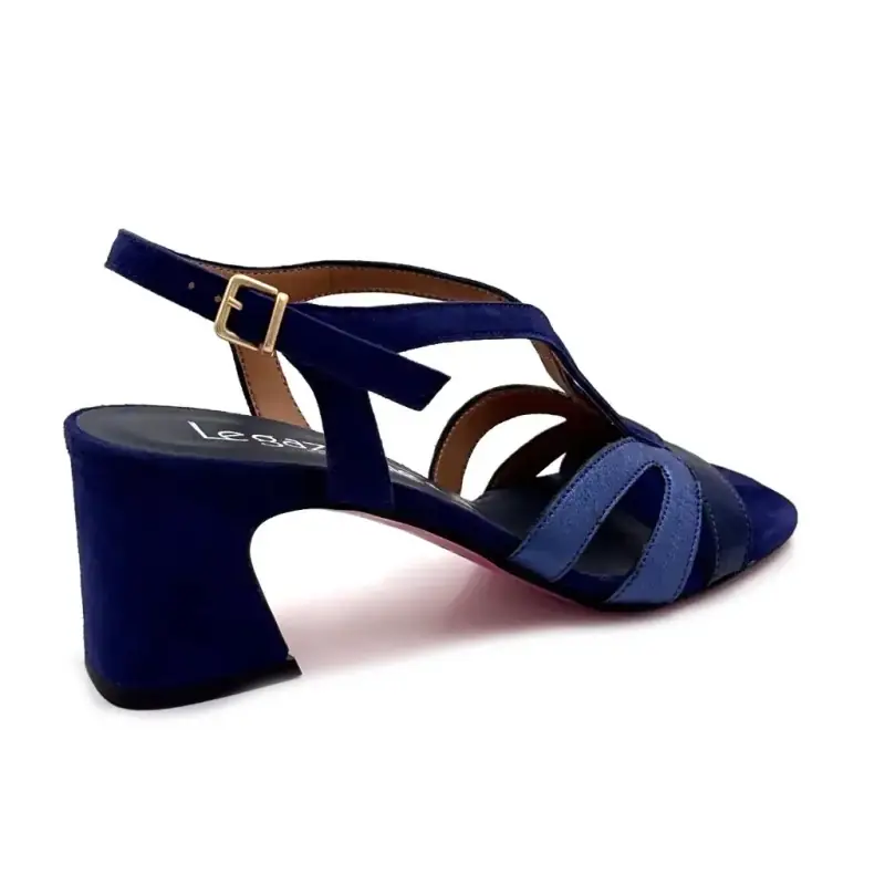 Ivoire 608 Marinblått läder Ivoire Chaussures