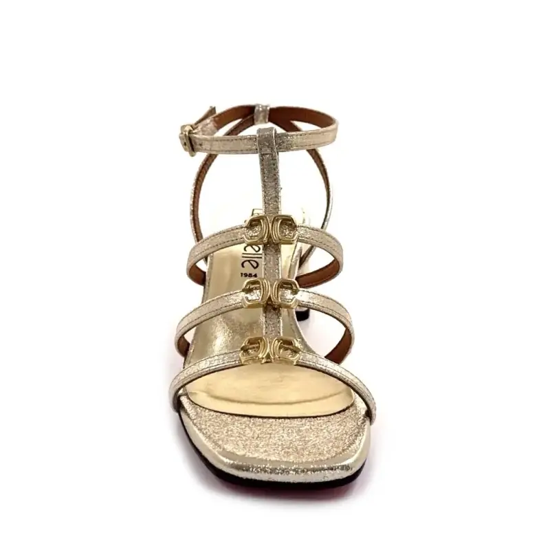 Ivoire 524 Guld Glitter Læder Ivoire Chaussures