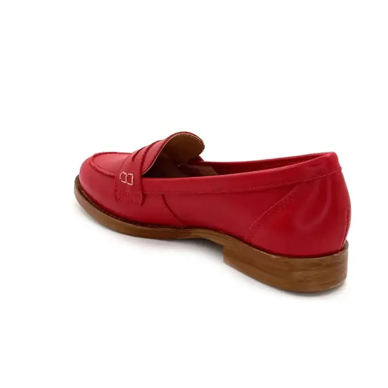 Ivoire 1101 Rotes Leder Ivoire Chaussures