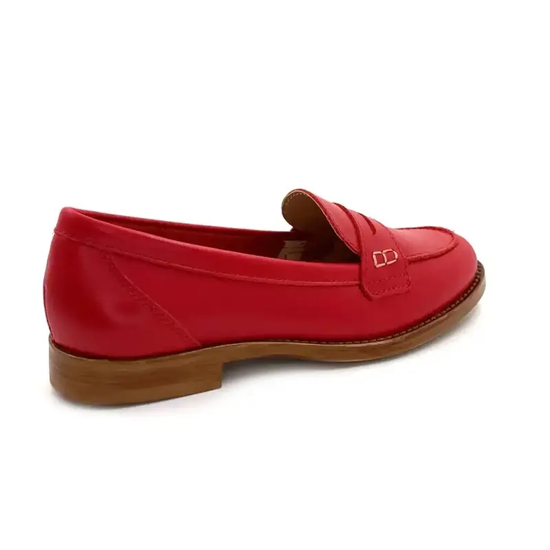 Ivoire 1101 Rotes Leder Ivoire Chaussures