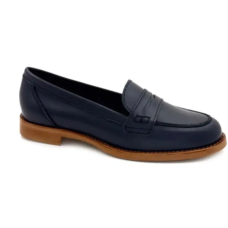 Ivoire 1101 Cuero azul marino Ivoire Chaussures