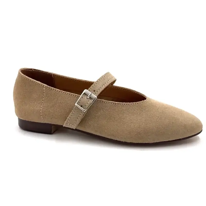 Ivoire 6405 Pelle scamosciata Sabbia Ivoire Chaussures
