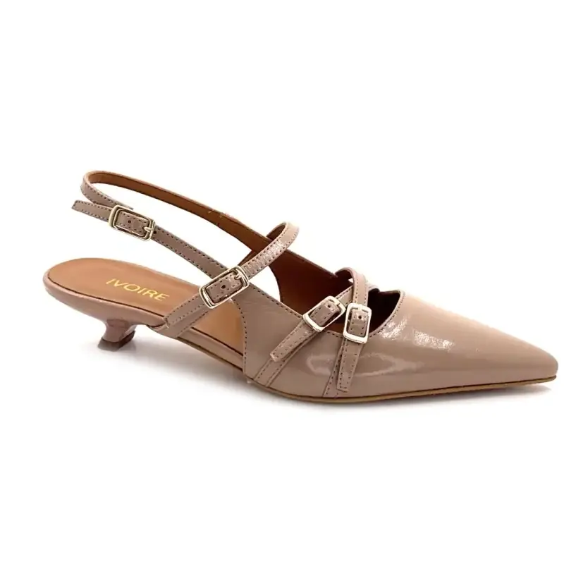 Ivoire Lucille 5988 Cuir Nude Ivoire Chaussures
