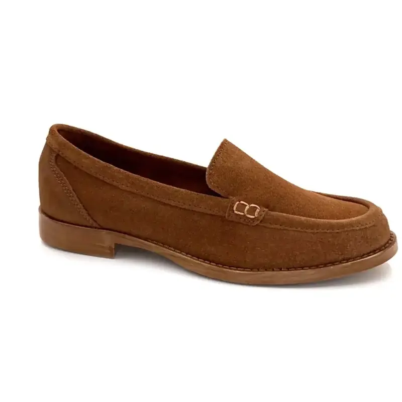 Ivoire 1138 Semsket skinn kamel Ivoire Chaussures