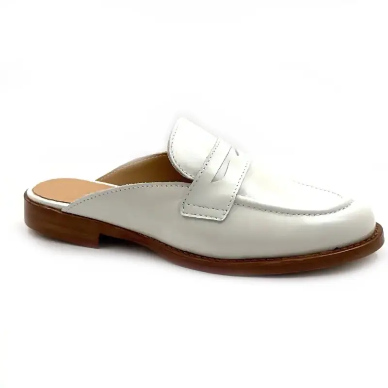Ivoire 1211 Bianco Läder Ivoire Chaussures