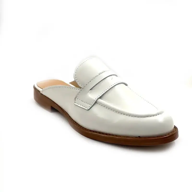 Ivoire 1211 Bianco-lær Ivoire Chaussures