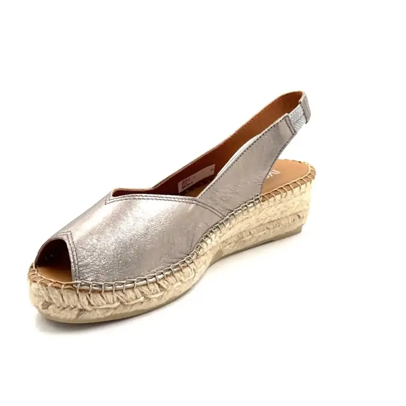 Pelle e tessuto Bernia Ivoire , acciaio Ivoire Chaussures