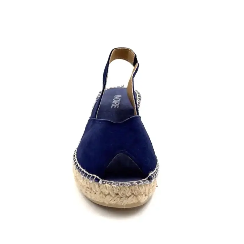 Ivoire Bernia - Lær og marint tekstil Ivoire Chaussures