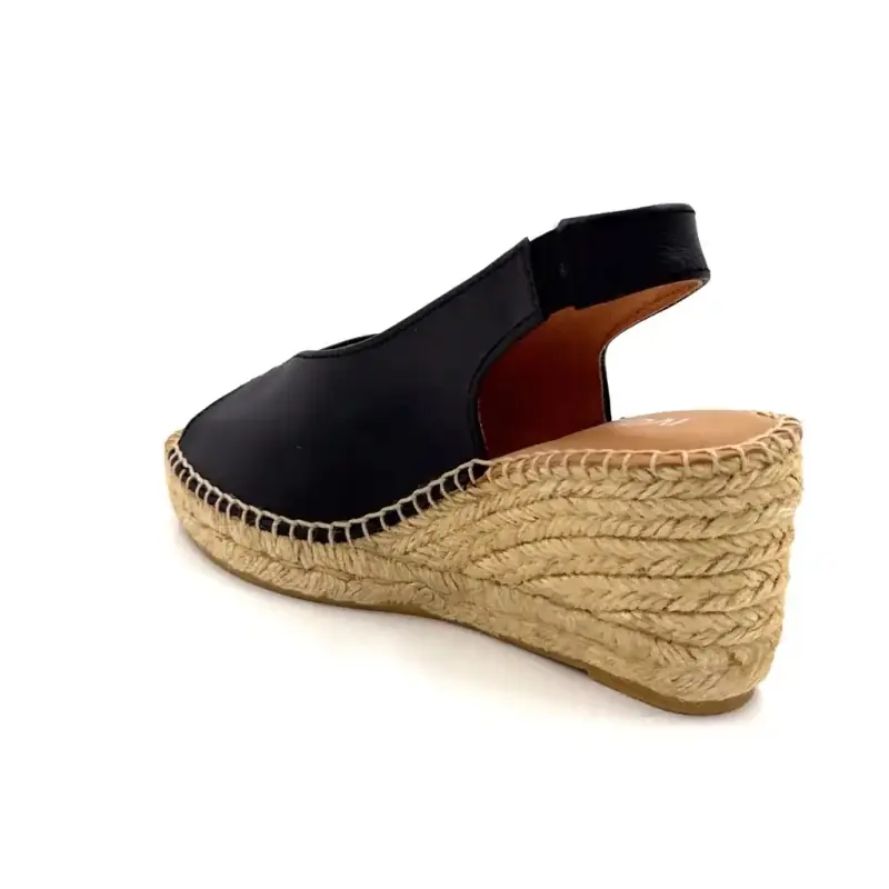 Ivoire Laila Cuir Noir Ivoire Chaussures