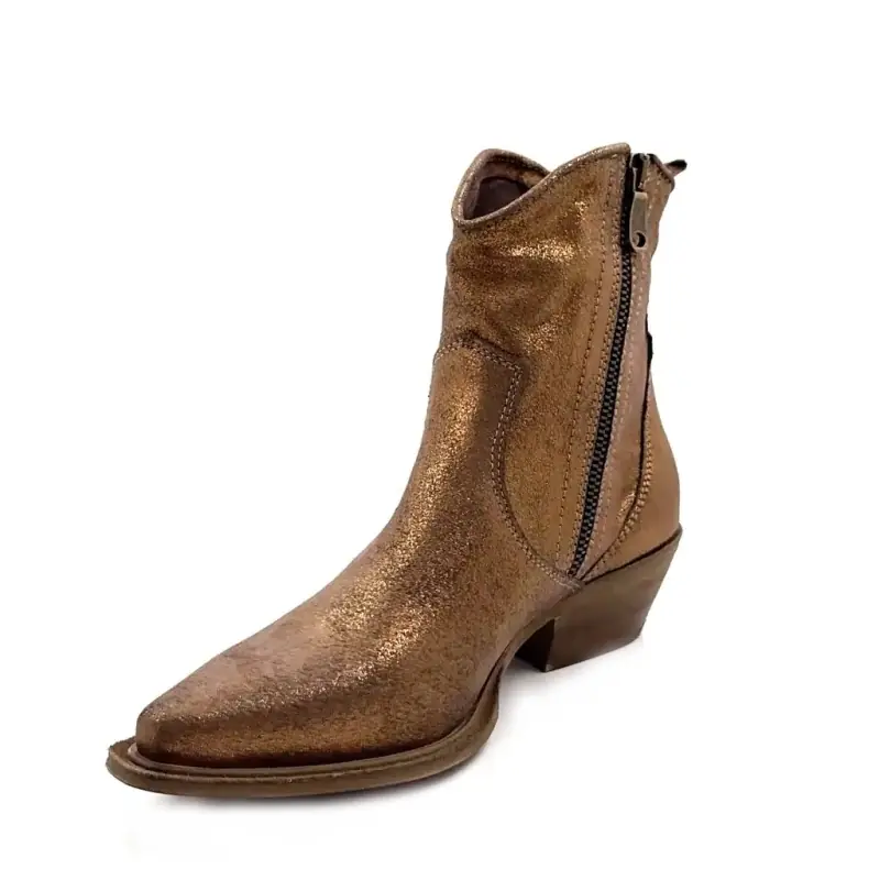 Metisse Fa 380 S Bronze Leder Ivoire Chaussures