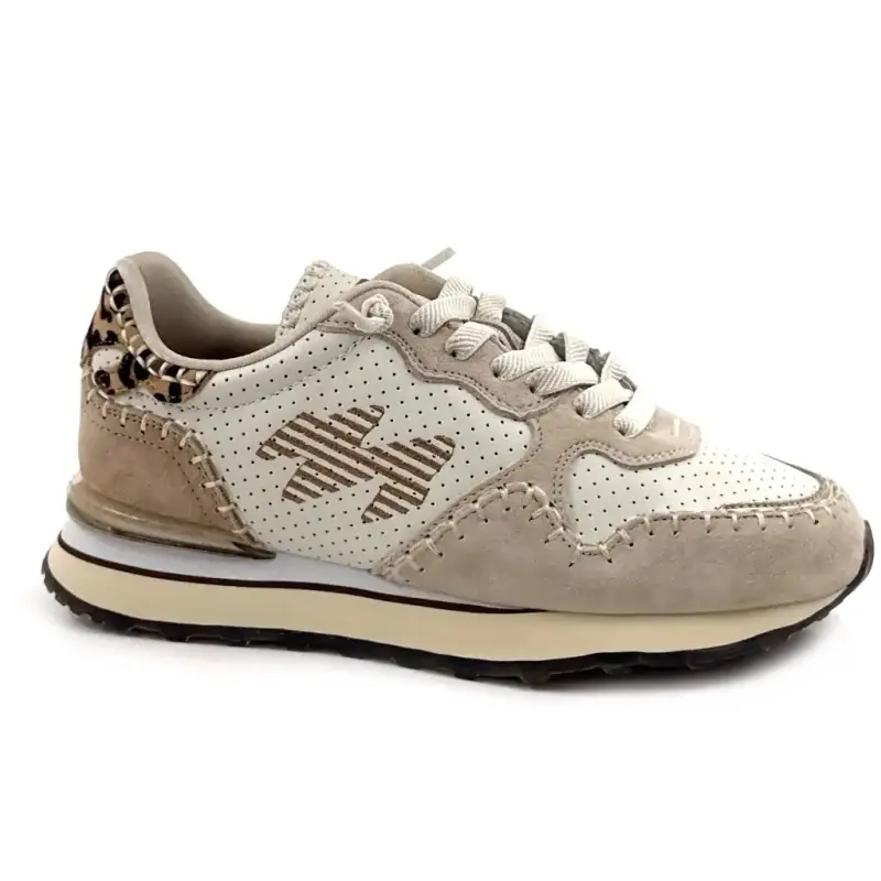 MRP Indian V2 Skóra i zamsz Beż Ivoire Chaussures