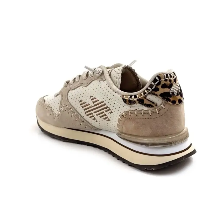 MRP Indian V2 Läder & Mocka Beige Ivoire Chaussures