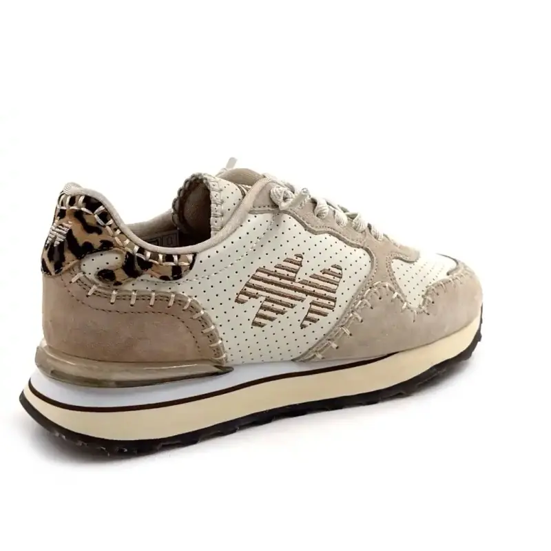 MRP Indian V2 Piel y ante beige Ivoire Chaussures