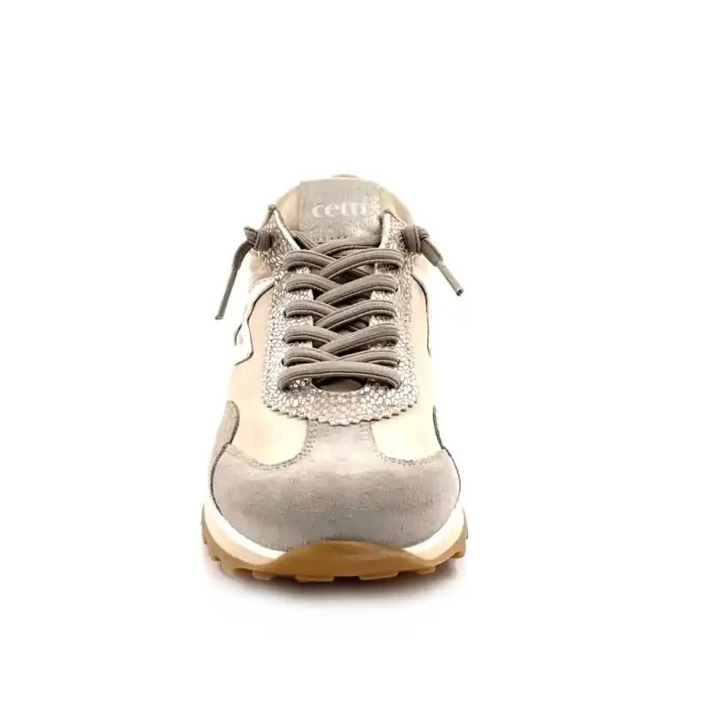 Cetti C 1259 Sra Tessuto Camoscio Beige e Tortora Ivoire Chaussures
