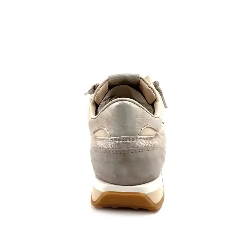 Cetti C 1259 Sra Textile Beige & Daim Taupe Ivoire Chaussures