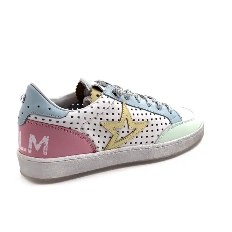 Δέρμα Cetti C 1400 Sra Λευκό & Πολύχρωμο Ivoire Chaussures