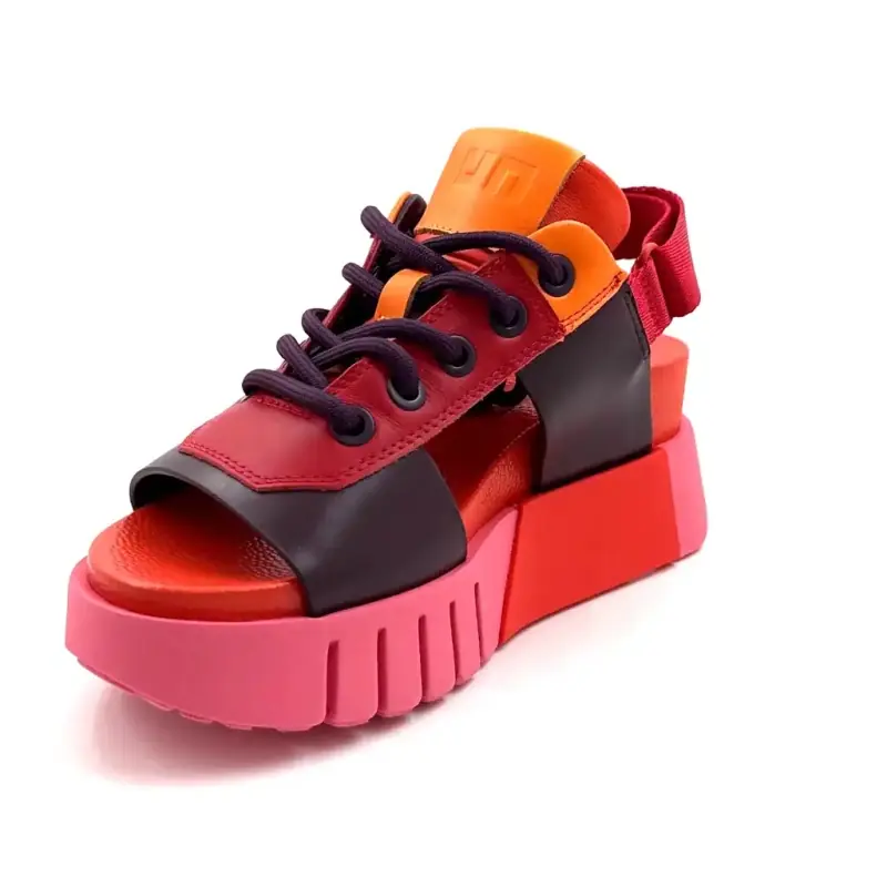 United Nude Delta Sporty II Δερμάτινο Πολύχρωμο Ivoire Chaussures