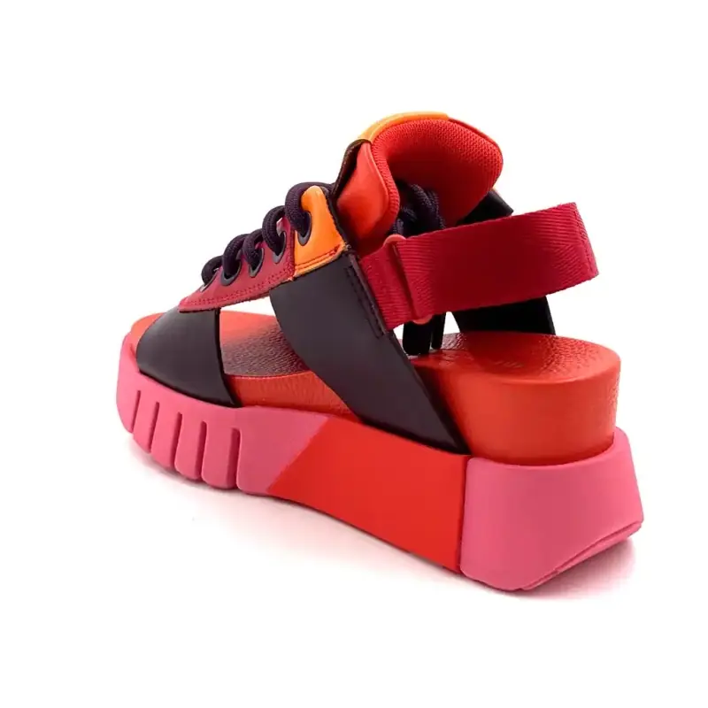 United Nude Delta Sporty II din piele multicoloră Ivoire Chaussures