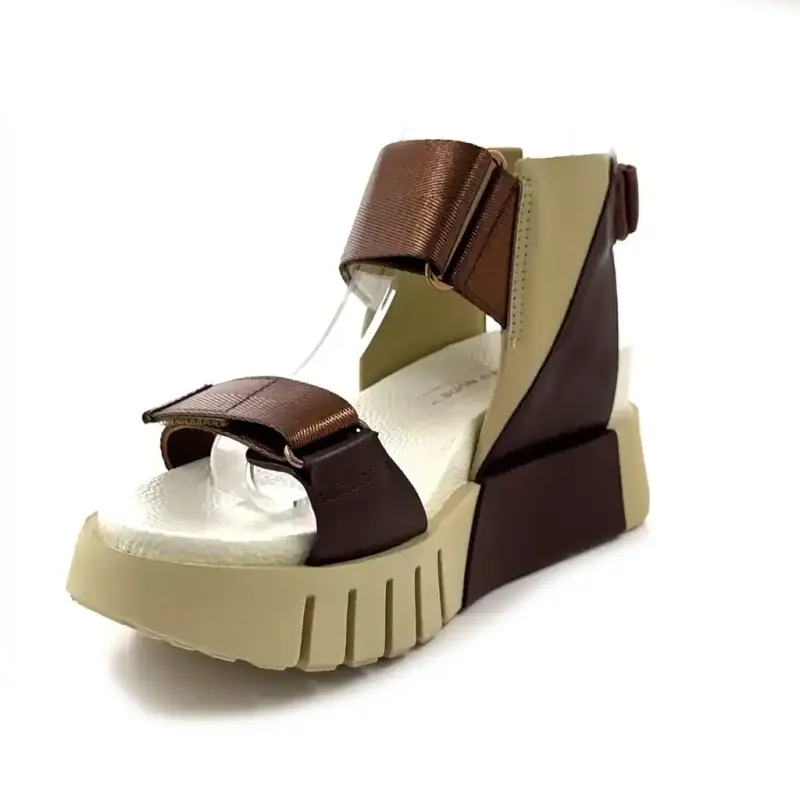 United Nude Delta Run 1041096416 Brun & Beige Læder Ivoire Chaussures