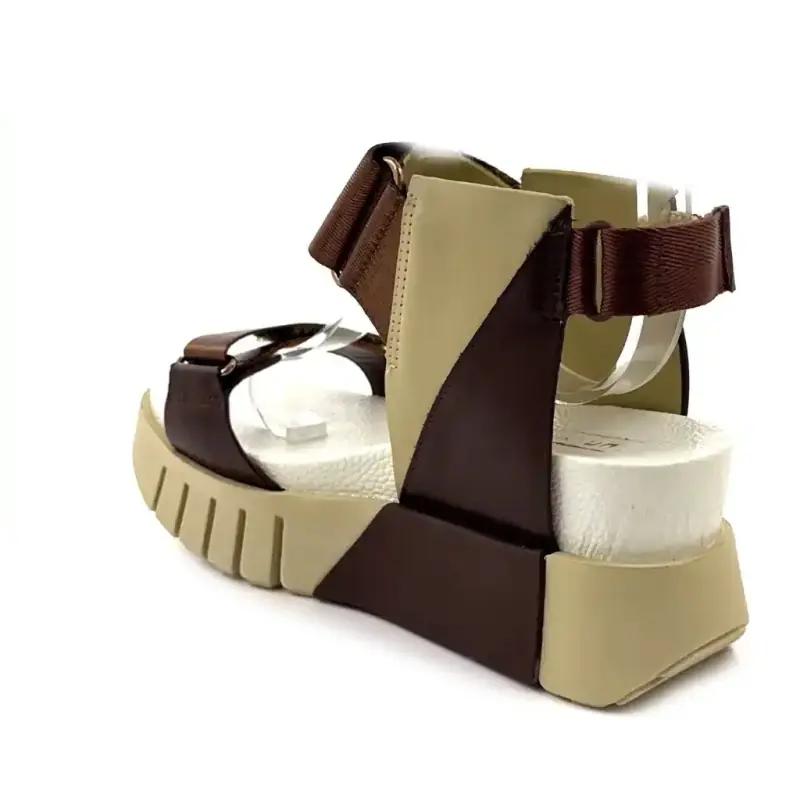 United Nude Delta Run 1041096416 Brun & Beige Läder Ivoire Chaussures