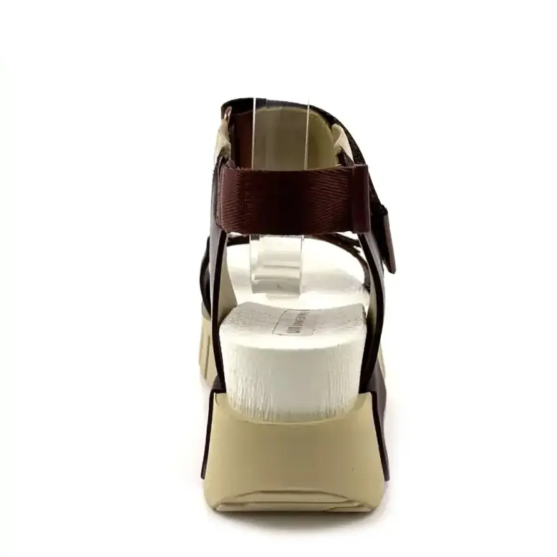 United Nude Delta Run 1041096416 Piele maro și bej Ivoire Chaussures