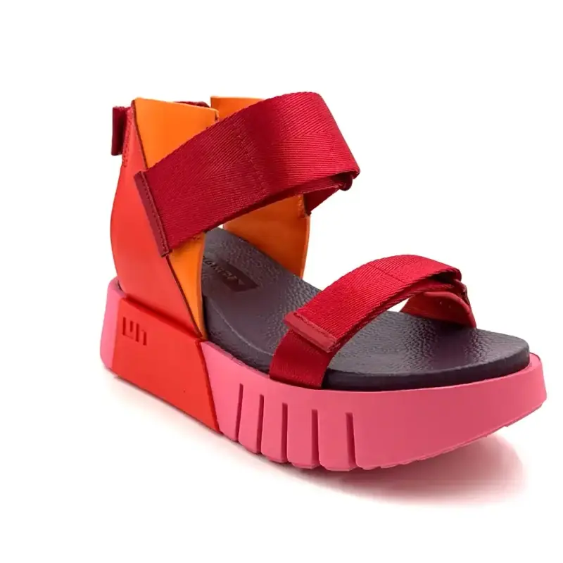 United Nude Delta Run 1041096416 Couro Multicolorido Ivoire Chaussures