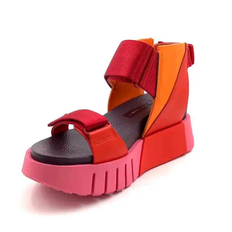 United Nude Delta Run 1041096416 Skinn Flerfarget Ivoire Chaussures