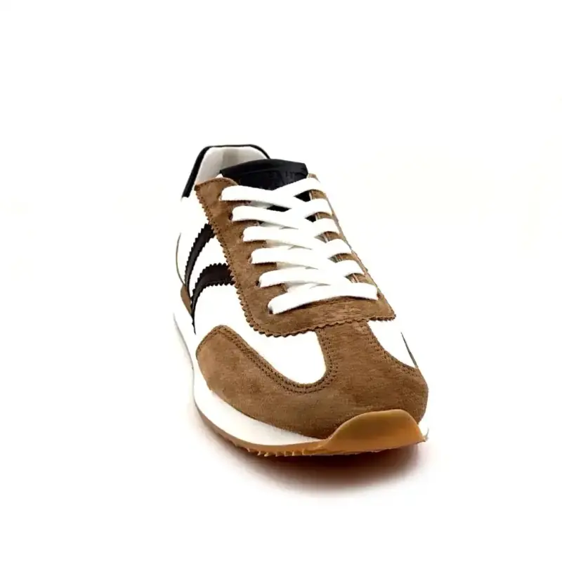 Schmenger Kennel 222 102 Pelle bianca e marrone Ivoire Chaussures