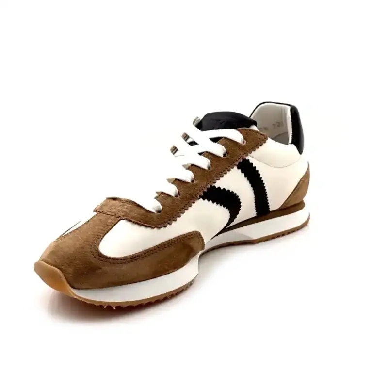 Schmenger Kennel 222 102 Fehér és Barna Bőr Ivoire Chaussures