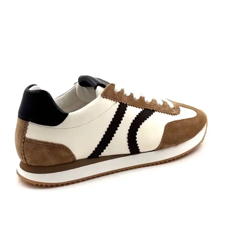 Schmenger Kennel 222 102 Fehér és Barna Bőr Ivoire Chaussures