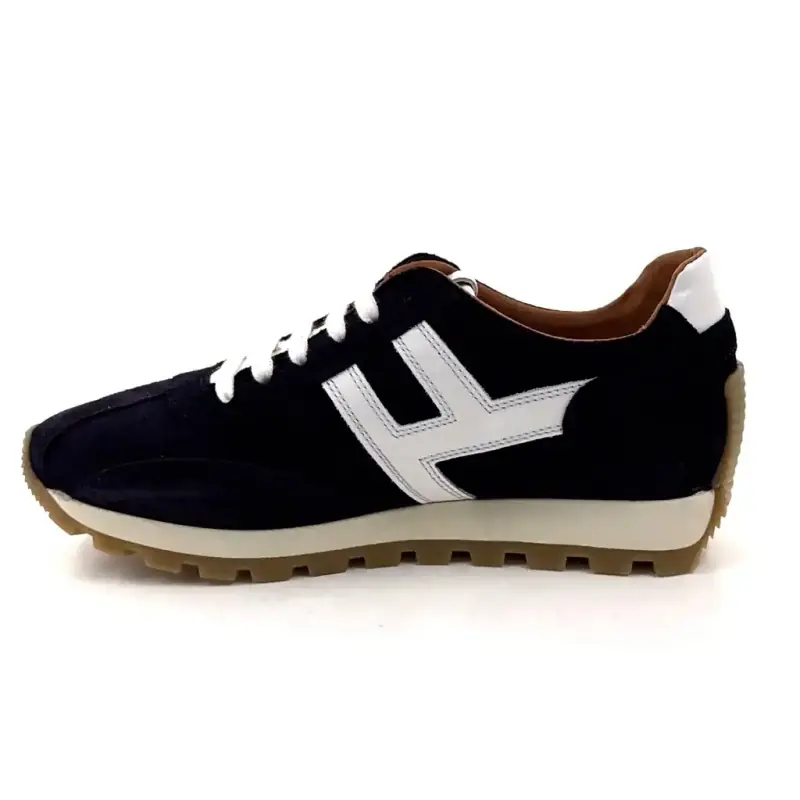 BLG 86 08418 Marineblauw Suède Ivoire Chaussures