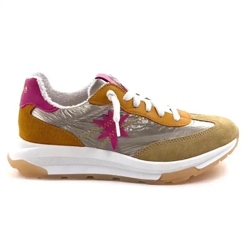 Moni Runny 102 Sneakers in pelle e tessuto multicolore 129,00&nbsp;€