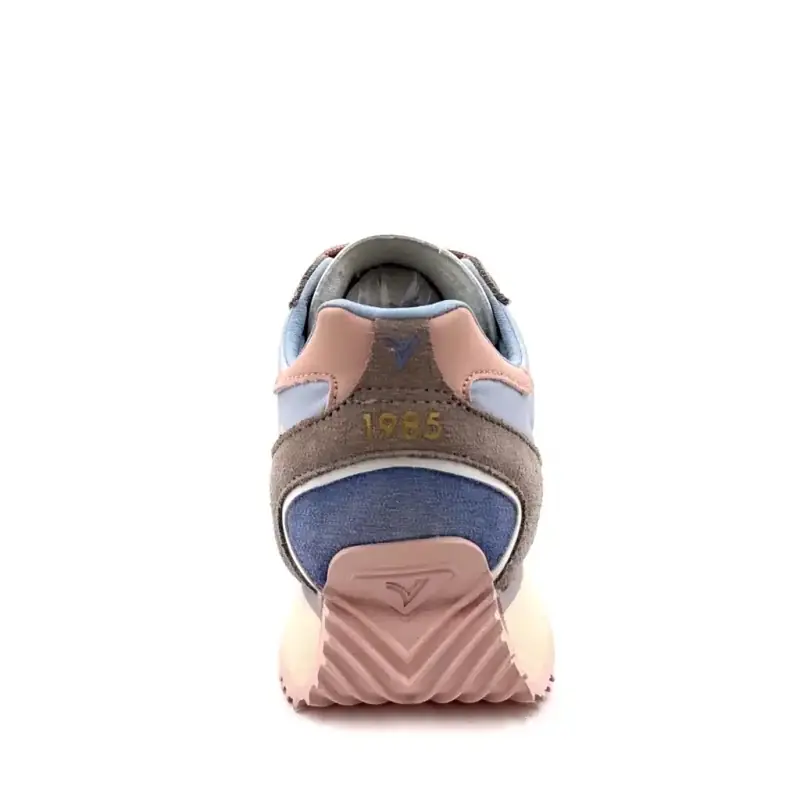 Victoria 8812101 Piele și textil Albastru și roz Ivoire Chaussures