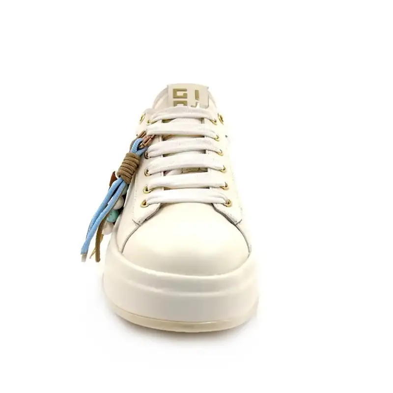 Giove Olivia 02 A Leercrème combi Mucca Ivoire Chaussures