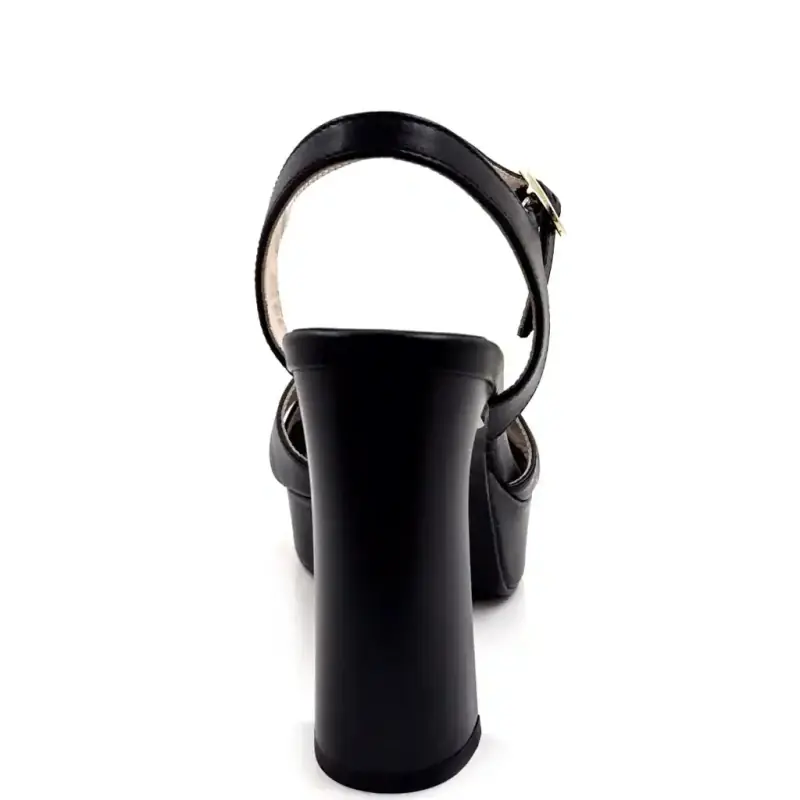 Nero Giardini 410211 D Μαύρο Δερμάτινο Ivoire Chaussures