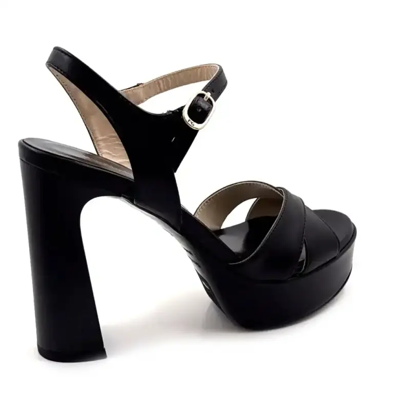 Nero Giardini 410211 D Couro Preto Ivoire Chaussures