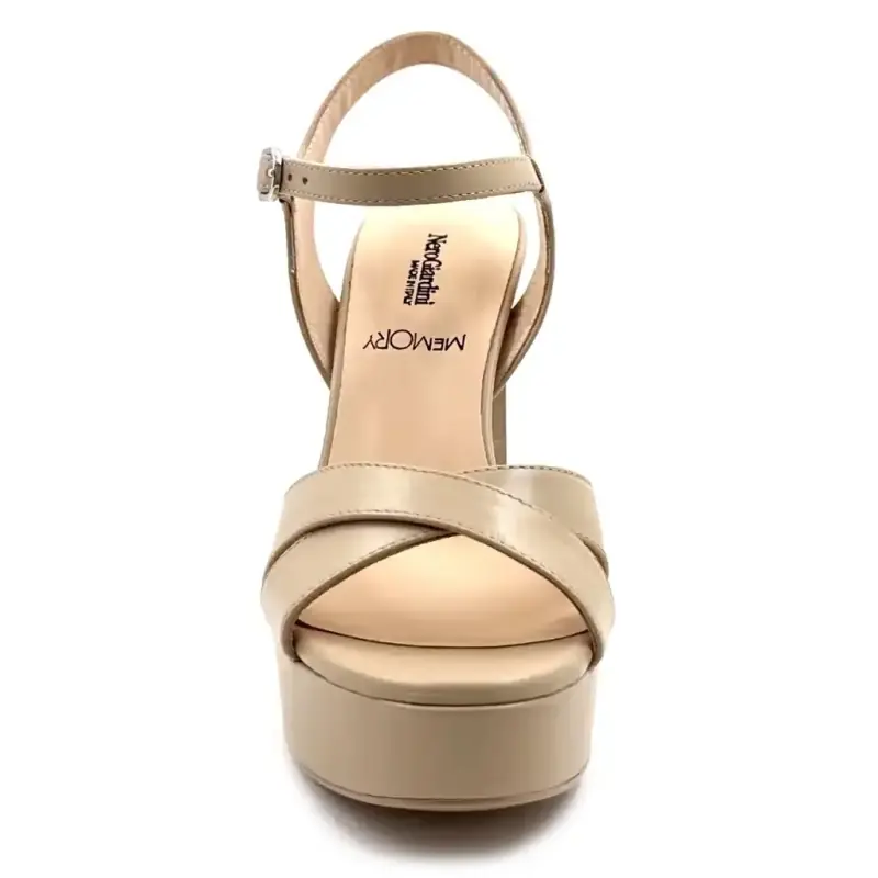 Nero Giardini 410211 D Beige Leder Ivoire Chaussures