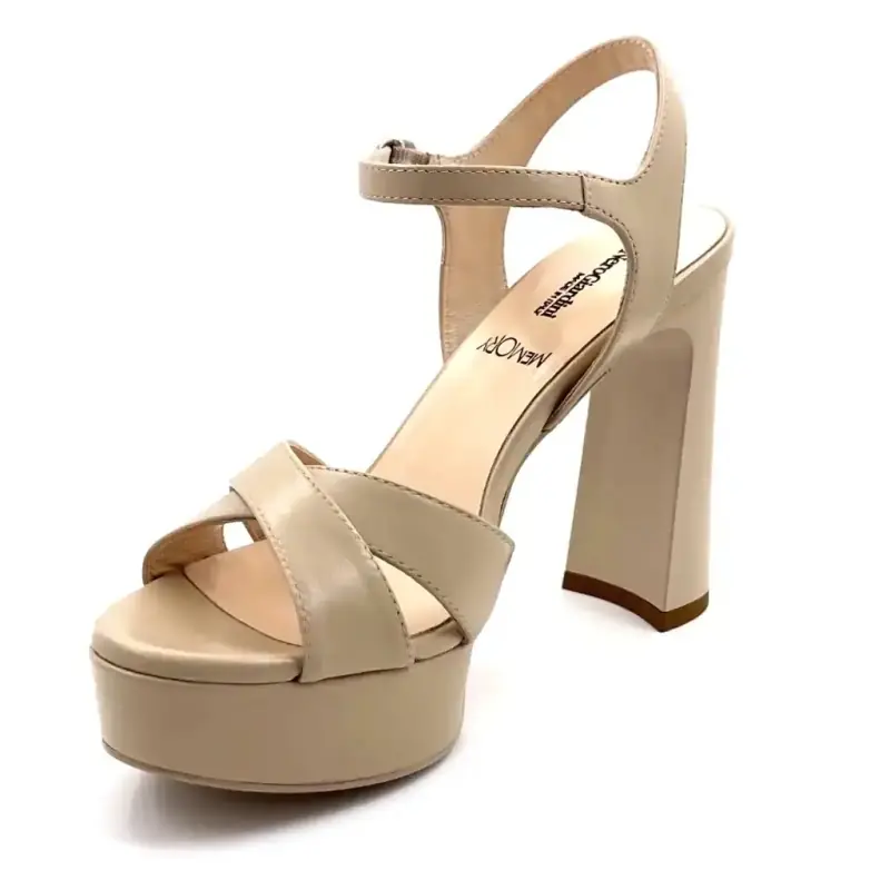 Nero Giardini 410211 D bézs bőr Ivoire Chaussures