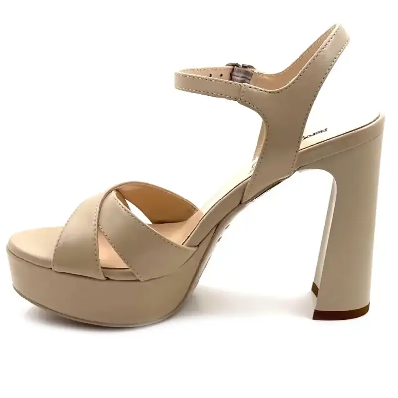 Nero Giardini 410211 D Couro Bege Ivoire Chaussures