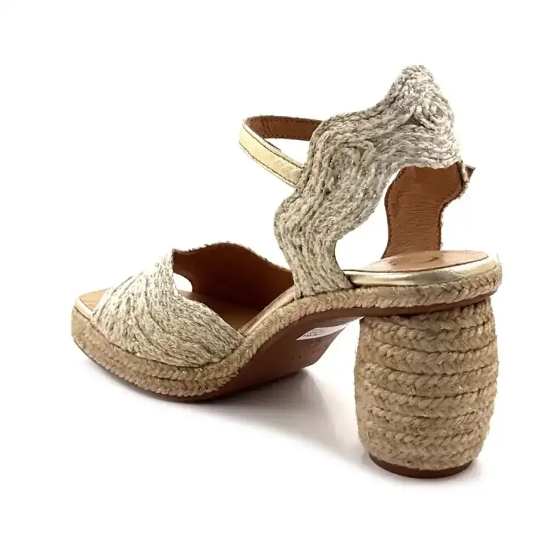 Gaimo Darian Guld Läder Ivoire Chaussures