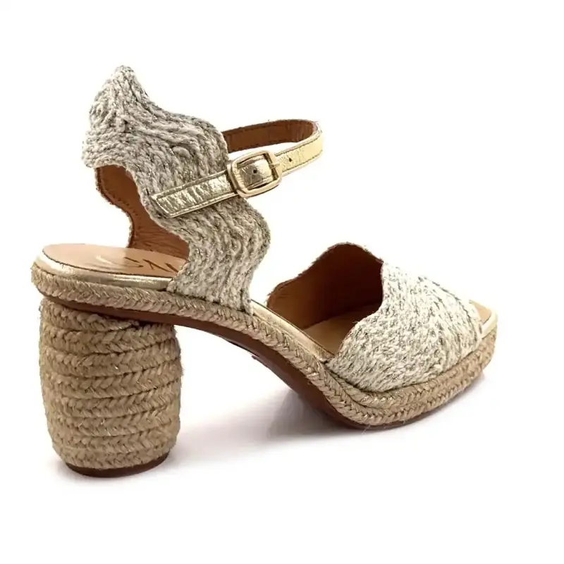 Gaimo Darian Guld Læder Ivoire Chaussures