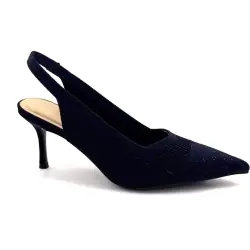 Uma Parker Pumps 509-01 26 Bgslv Nylon Navy %price%