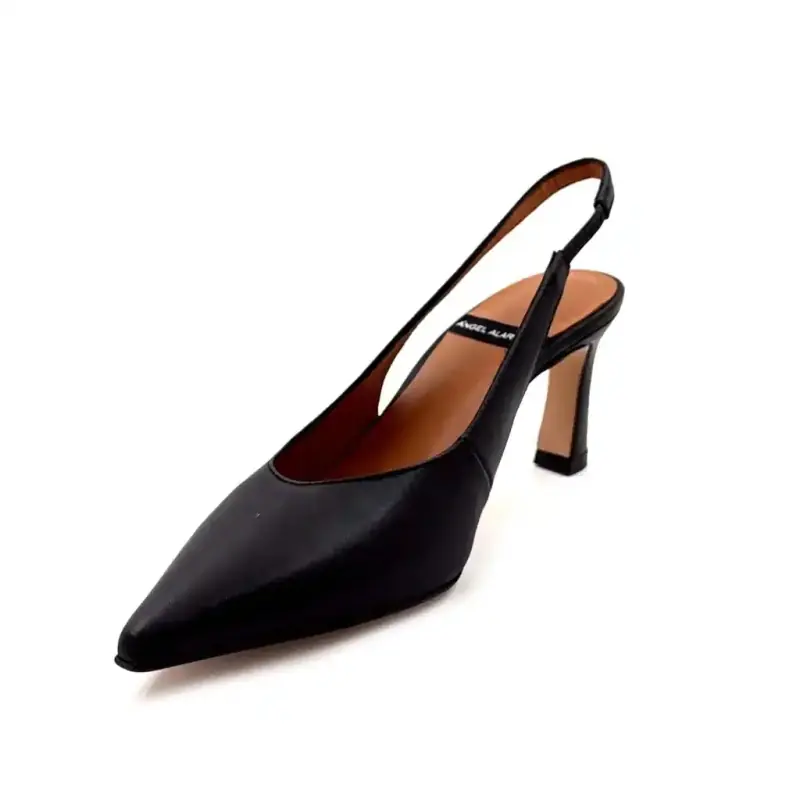 Angel Alarcon 26023 458b Sort Læder Ivoire Chaussures